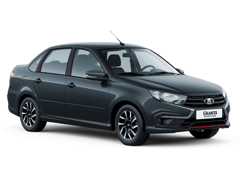 Купить Lada Granta Sportline в Нижнем Новгороде - СЕРЕБРИСТО-ТЕМНО-СЕРЫЙ "БОРНЕО" (633) - МЕТАЛЛИК
